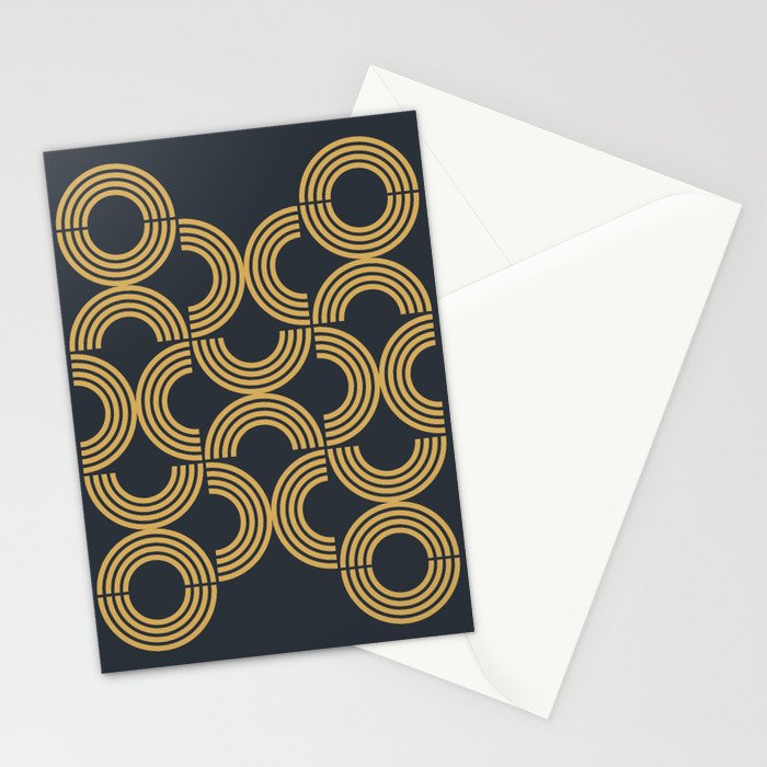 Deco Geometric 01 Stationery Card Gallery Image 2