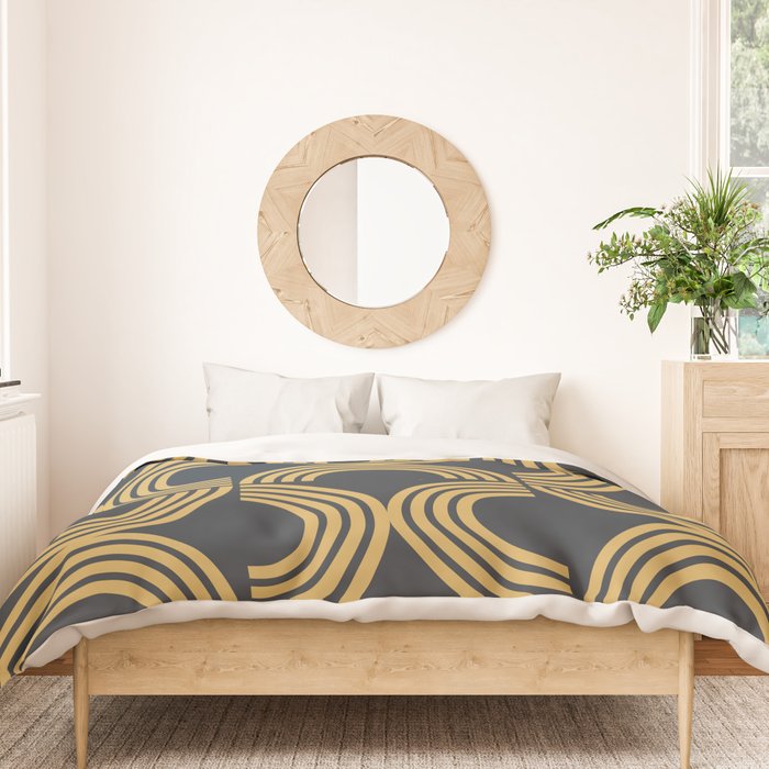 Deco Geometric 01 Duvet Cover Gallery Image 3