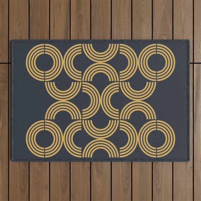 Deco Geometric 01 Outdoor Rug Gallery Image 1