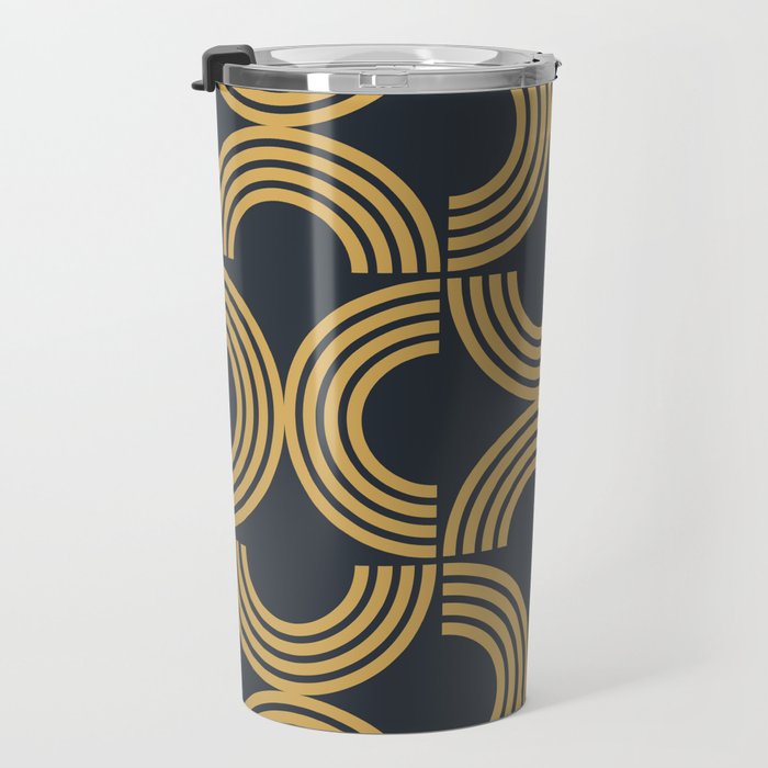 Deco Geometric 01 Travel Mug Gallery Image 3