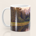 Grand Teton Mountain Sunrise - Schwabacher Landing Coffee Mug Gallery Image 3
