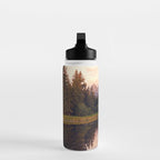 Grand Teton Mountain Sunrise - Schwabacher Landing Water Bottle Gallery Image 3