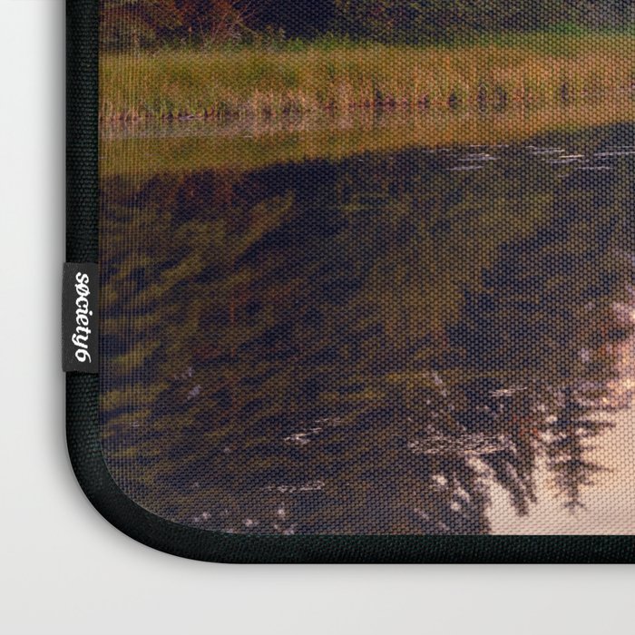 Grand Teton Mountain Sunrise - Schwabacher Landing Laptop Sleeve Gallery Image 3