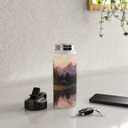 Grand Teton Mountain Sunrise - Schwabacher Landing Water Bottle Gallery Image 4
