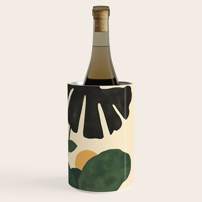 Terracotta Sun Botanical Silhouettes Wine Chiller Gallery Image 3