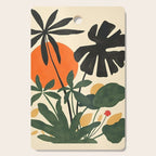 Terracotta Sun Botanical Silhouettes Cutting Board Gallery Image 1