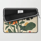 Terracotta Sun Botanical Silhouettes Laptop Sleeve Gallery Image 2