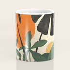 Terracotta Sun Botanical Silhouettes Coffee Mug Gallery Image 4