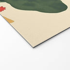 Terracotta Sun Botanical Silhouettes Welcome Mat Gallery Image 2