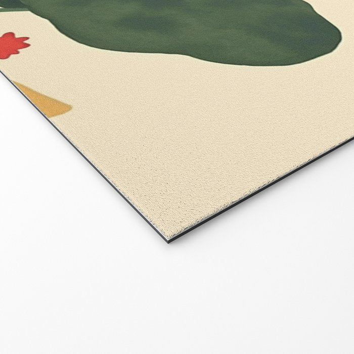 Terracotta Sun Botanical Silhouettes Welcome Mat Gallery Image 2
