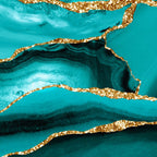 Aqua Turquoise Day Blue Galaxy Marble Coffee Mug Gallery Image 2