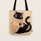 Christmas Cat 01 Tote Bag Gallery Image 1
