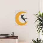 Moon and Cat Poster Gallery Image 2
