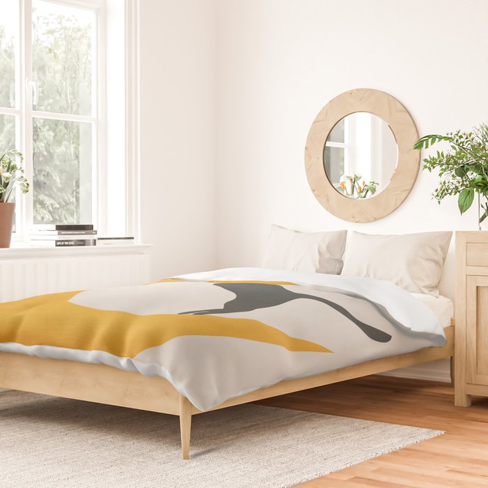 Moon and Cat Duvet Cover Gallery Image 2