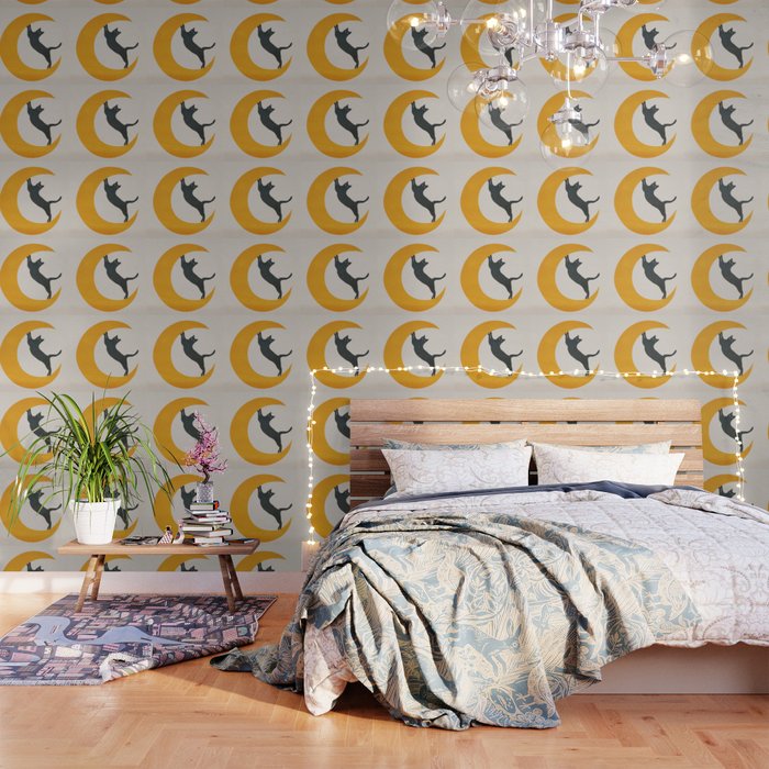 Moon and Cat Wallpaper Gallery Image 3