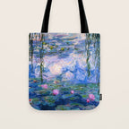 Claude Monet "Water Lilies(NymphÃ©as)" (9) 1916-19.jpg Tote Bag Gallery Image 1