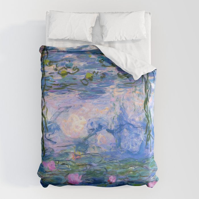 Claude Monet "Water Lilies(NymphÃ©as)" (9) 1916-19.jpg Duvet Cover Gallery Image 6