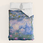 Claude Monet "Water Lilies(NymphÃ©as)" (9) 1916-19.jpg Comforter Gallery Image 6