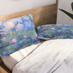 Claude Monet "Water Lilies(NymphÃ©as)" (9) 1916-19.jpg Pillow Sham Gallery Image 2