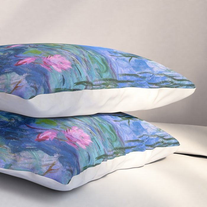 Claude Monet "Water Lilies(NymphÃ©as)" (9) 1916-19.jpg Pillow Sham Gallery Image 3