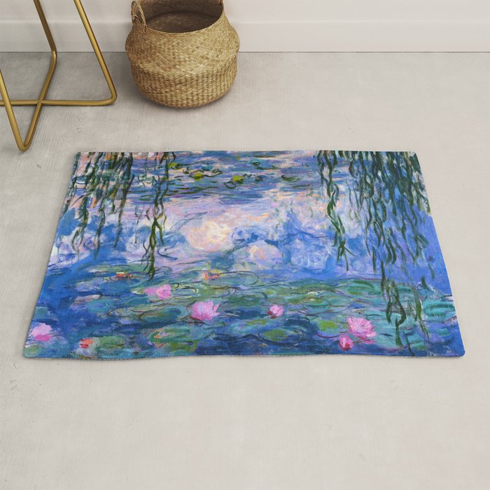 Claude Monet "Water Lilies(NymphÃ©as)" (9) 1916-19.jpg Rug Gallery Image 1