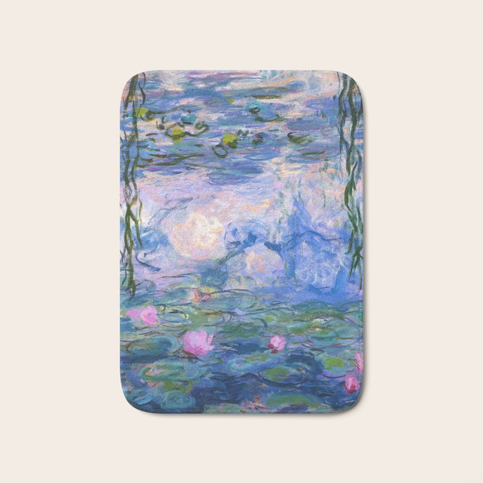 Claude Monet "Water Lilies(NymphÃ©as)" (9) 1916-19.jpg Bath Mat Gallery Image 1