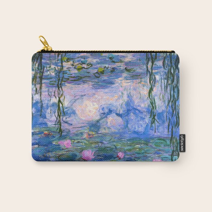 Claude Monet "Water Lilies(NymphÃ©as)" (9) 1916-19.jpg Carry All Pouch Gallery Image 1