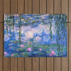 Claude Monet "Water Lilies(NymphÃ©as)" (9) 1916-19.jpg Outdoor Rug Gallery Image 1