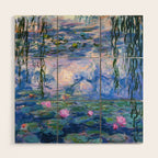 Claude Monet "Water Lilies(NymphÃ©as)" (9) 1916-19.jpg Wood Wall Art Gallery Image 1