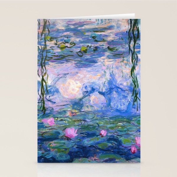 Claude Monet "Water Lilies(NymphÃ©as)" (9) 1916-19.jpg Stationery Card Gallery Image 1