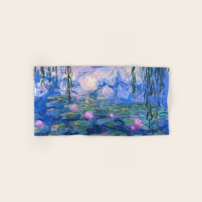 Claude Monet "Water Lilies(NymphÃ©as)" (9) 1916-19.jpg Bath Towel Gallery Image 1