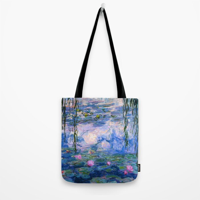 Claude Monet "Water Lilies(NymphÃ©as)" (9) 1916-19.jpg Tote Bag Gallery Image 2