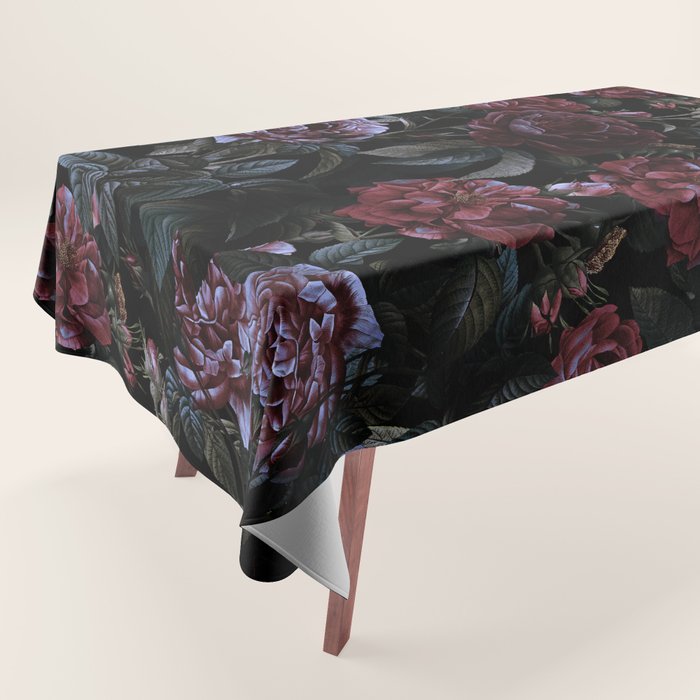 Roses Moon Garden Tablecloth Gallery Image 1