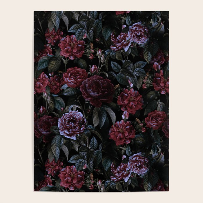 Roses Moon Garden Poster Gallery Image 4