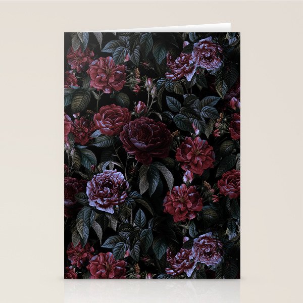 Roses Moon Garden Stationery Card Gallery Image 2