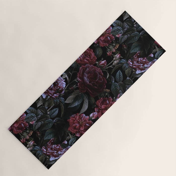 Roses Moon Garden Yoga Mat Gallery Image 1