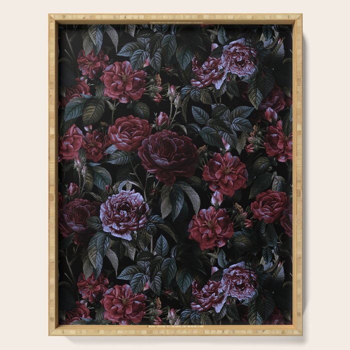Roses Moon Garden Serving Tray Gallery Image 1