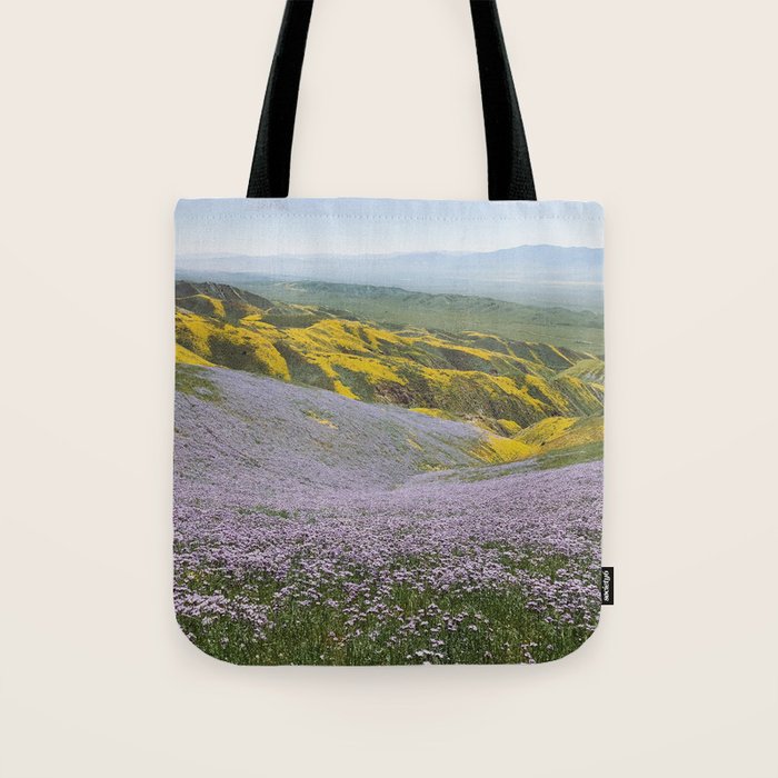 California Wildflowers Tote Bag Gallery Image 1