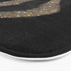 THE MOON | glitter | gold | path | full | planet | star | sky | night | glitter  Bath Mat Gallery Image 3