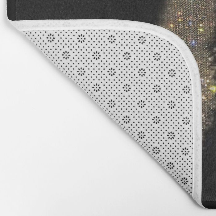 THE MOON | glitter | gold | path | full | planet | star | sky | night | glitter  Bath Mat Gallery Image 2