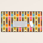 Geometric Mid Century Modern Eclectic Lexington Ave Pattern Desk Mat Gallery Image 1