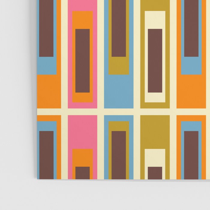 Geometric Mid Century Modern Eclectic Lexington Ave Pattern Poster Gallery Image 3