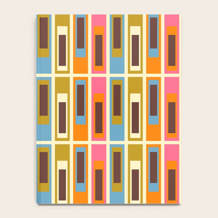 Geometric Mid Century Modern Eclectic Lexington Ave Pattern Notebook Gallery Image 4