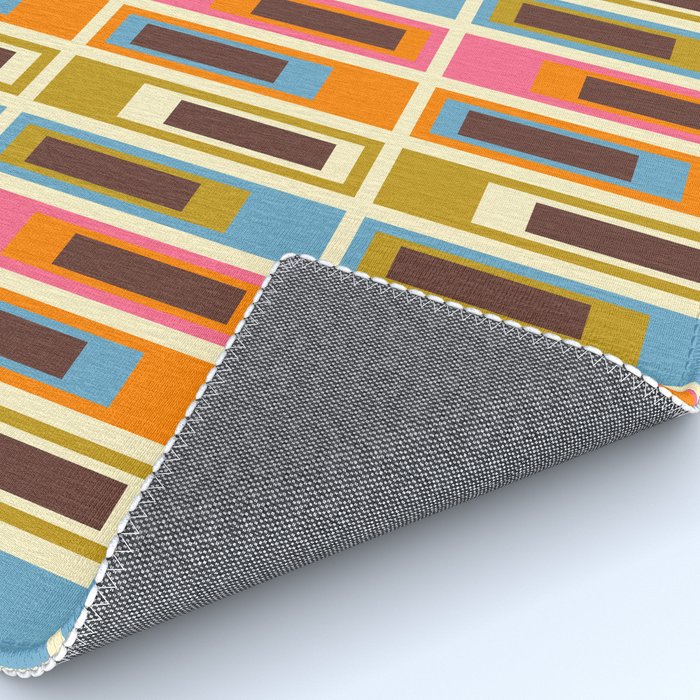 Geometric Mid Century Modern Eclectic Lexington Ave Pattern Rug Gallery Image 4