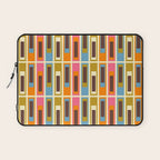 Geometric Mid Century Modern Eclectic Lexington Ave Pattern Laptop Sleeve Gallery Image 1