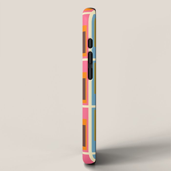 Geometric Mid Century Modern Eclectic Lexington Ave Pattern iPhone Case Gallery Image 2