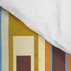 Geometric Mid Century Modern Eclectic Lexington Ave Pattern Comforter Gallery Image 4