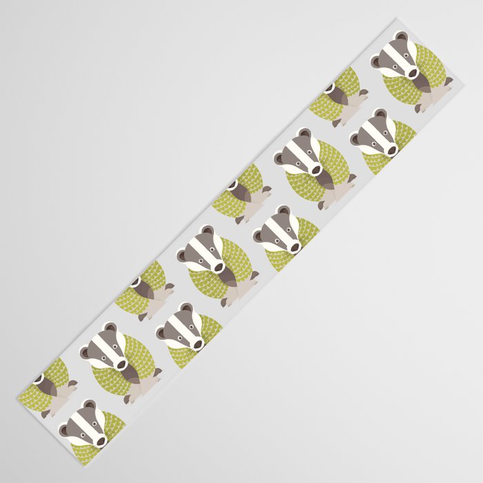 Whimsical Badger Table Runner Gallery Image 3