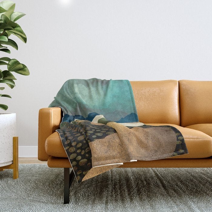Distant Land Throw Blanket Gallery Image 1