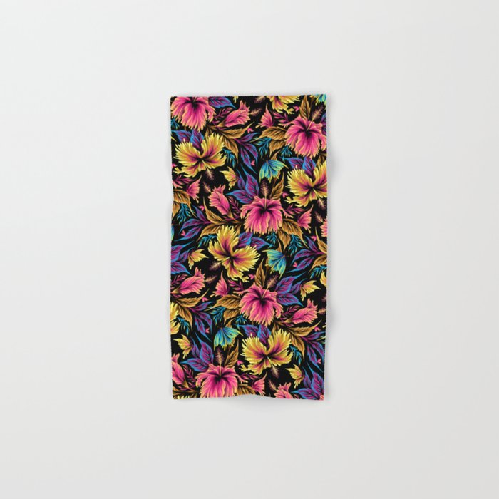 Hibiscus Butterflies - Multicolor Bath Towel Gallery Image 1